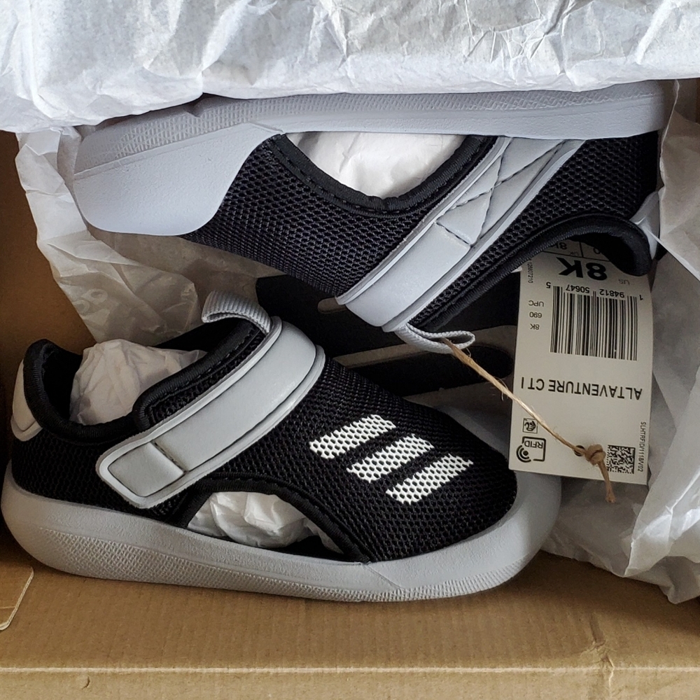 Adidas Altaventure Toddler Boys Sandals, Black, Size 8C